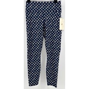 Fabletics Leggings Women M High Waist 7/8 Daisy Floral Print Stretch NWT